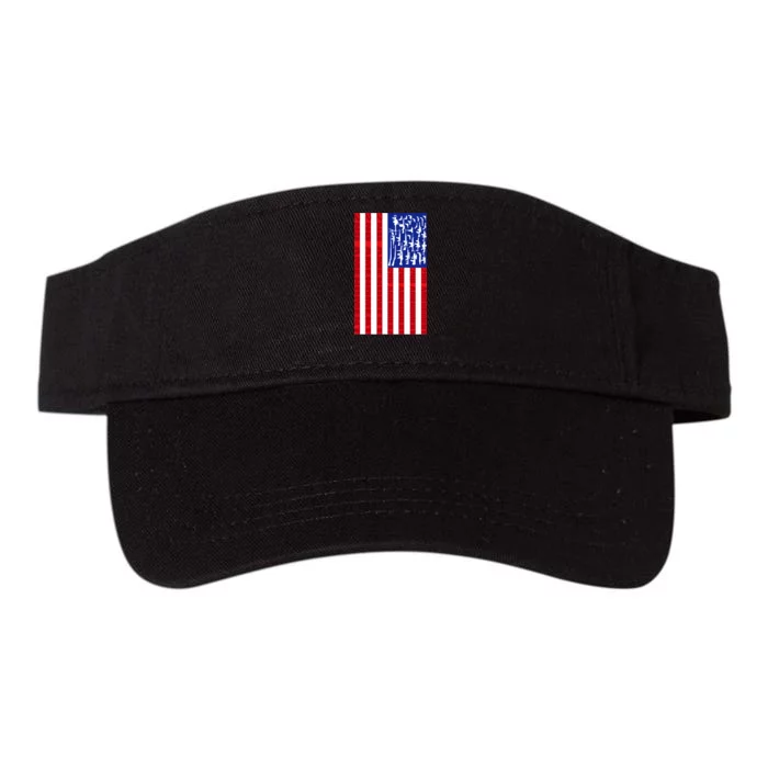 2nd Amendment Flag Valucap Bio-Washed Visor