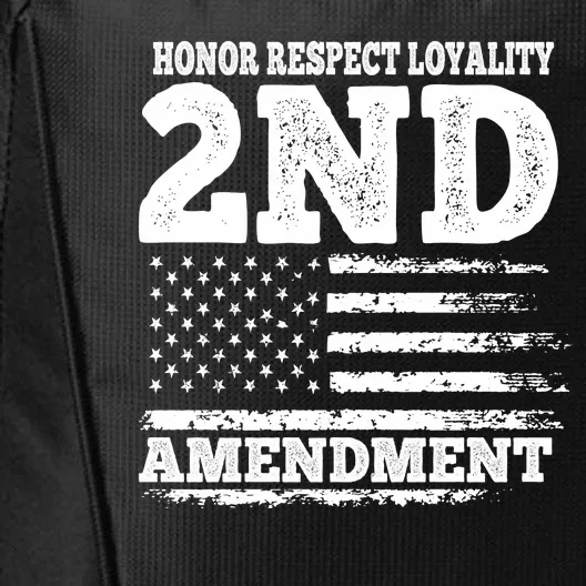 2nd Amendment Honor Respect City Backpack