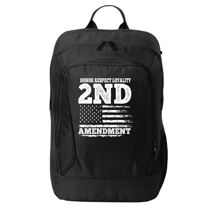 2nd Amendment Honor Respect City Backpack