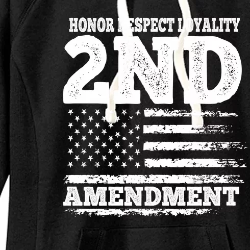 2nd Amendment Honor Respect Women's Fleece Hoodie