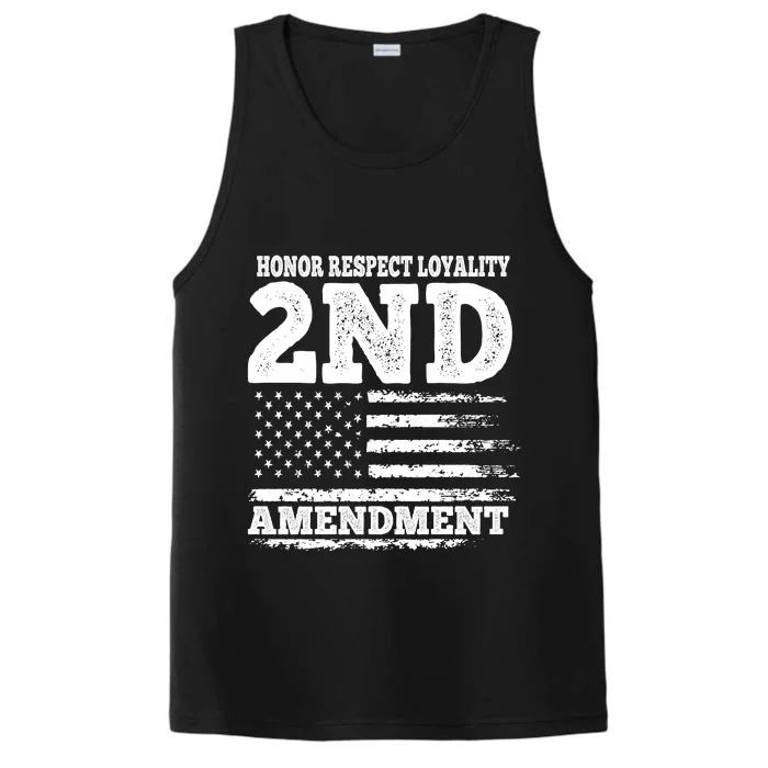 2nd Amendment Honor Respect Performance Tank