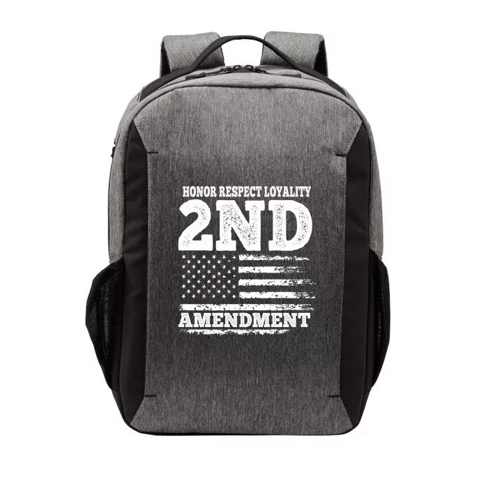 2nd Amendment Honor Respect Vector Backpack