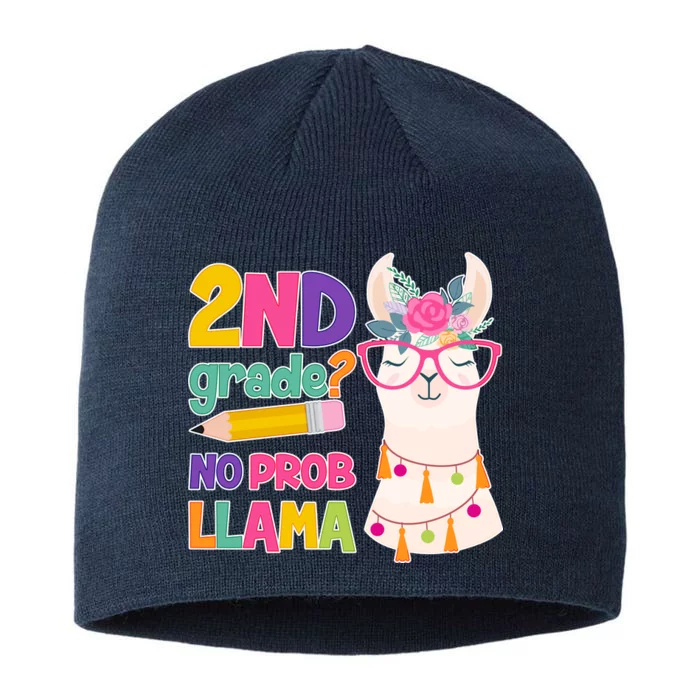 2nd Grade? No Prob Llama 8 1/2in Sustainable Knit Beanie