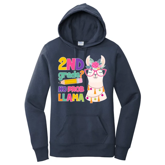 2nd Grade? No Prob Llama Women's Pullover Hoodie