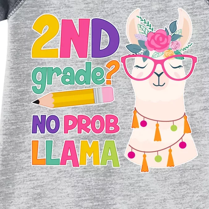 2nd Grade? No Prob Llama Infant Baby Jersey Bodysuit