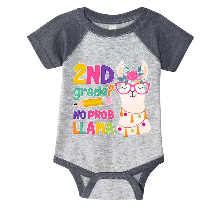 2nd Grade? No Prob Llama Infant Baby Jersey Bodysuit