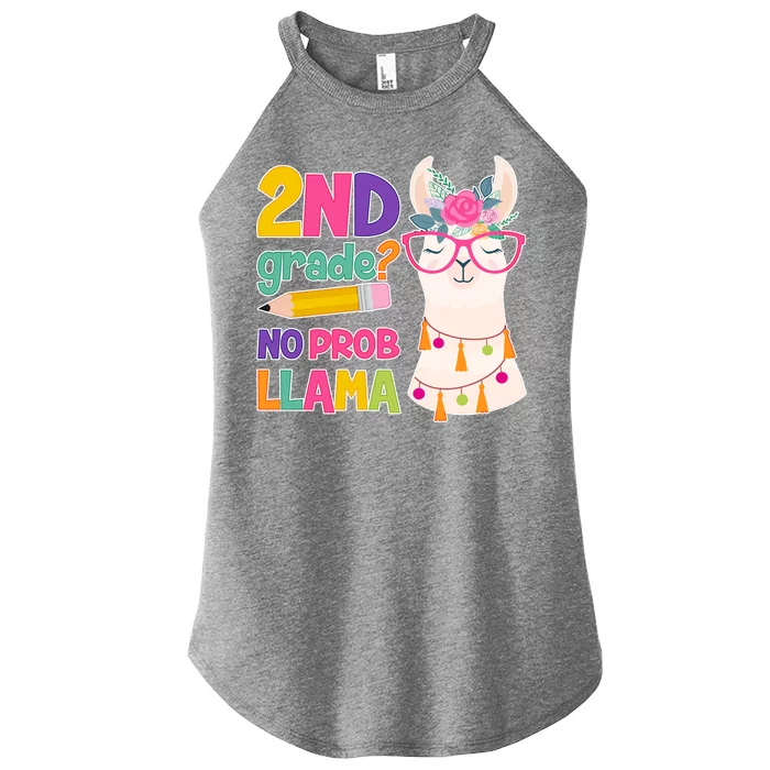 2nd Grade? No Prob Llama Women’s Perfect Tri Rocker Tank