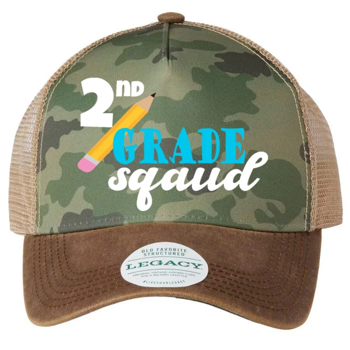 2nd Grade Squad School Pencil Legacy Tie Dye Trucker Hat