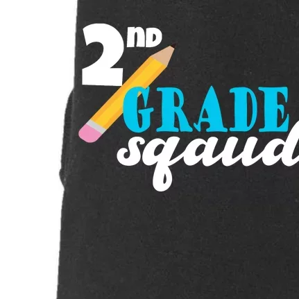 2nd Grade Squad School Pencil Doggie 3-End Fleece Hoodie