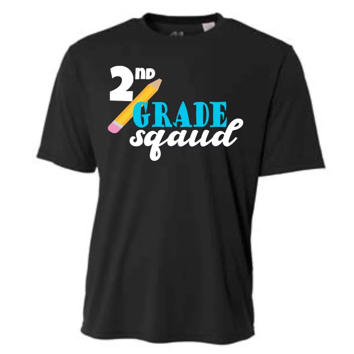 2nd Grade Squad School Pencil Cooling Performance Crew T-Shirt