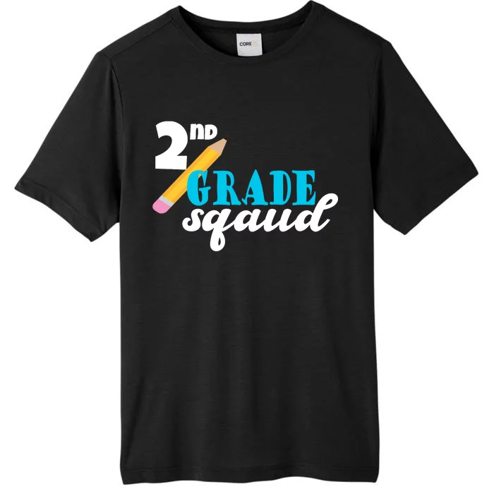 2nd Grade Squad School Pencil ChromaSoft Performance T-Shirt