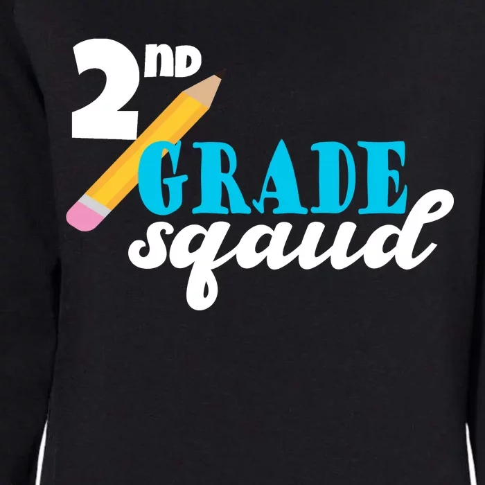 2nd Grade Squad School Pencil Womens California Wash Sweatshirt