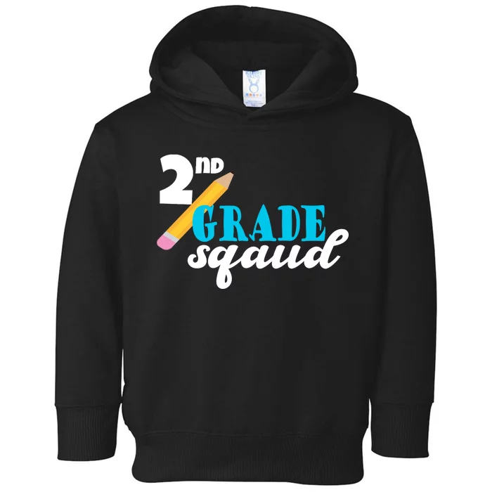 2nd Grade Squad School Pencil Toddler Hoodie