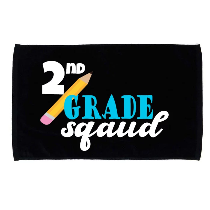 2nd Grade Squad School Pencil Microfiber Hand Towel