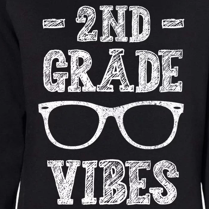 2nd Grade Vibes Womens California Wash Sweatshirt