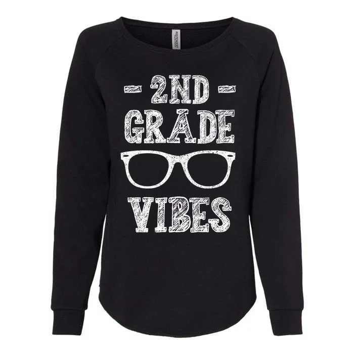 2nd Grade Vibes Womens California Wash Sweatshirt