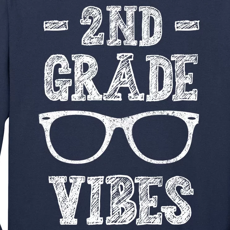 2nd Grade Vibes Tall Long Sleeve T-Shirt