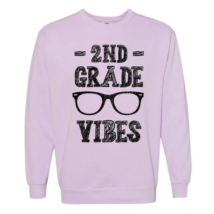 2nd Grade Vibes Garment-Dyed Sweatshirt