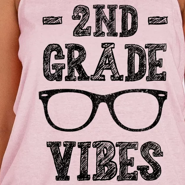 2nd Grade Vibes Women's Knotted Racerback Tank