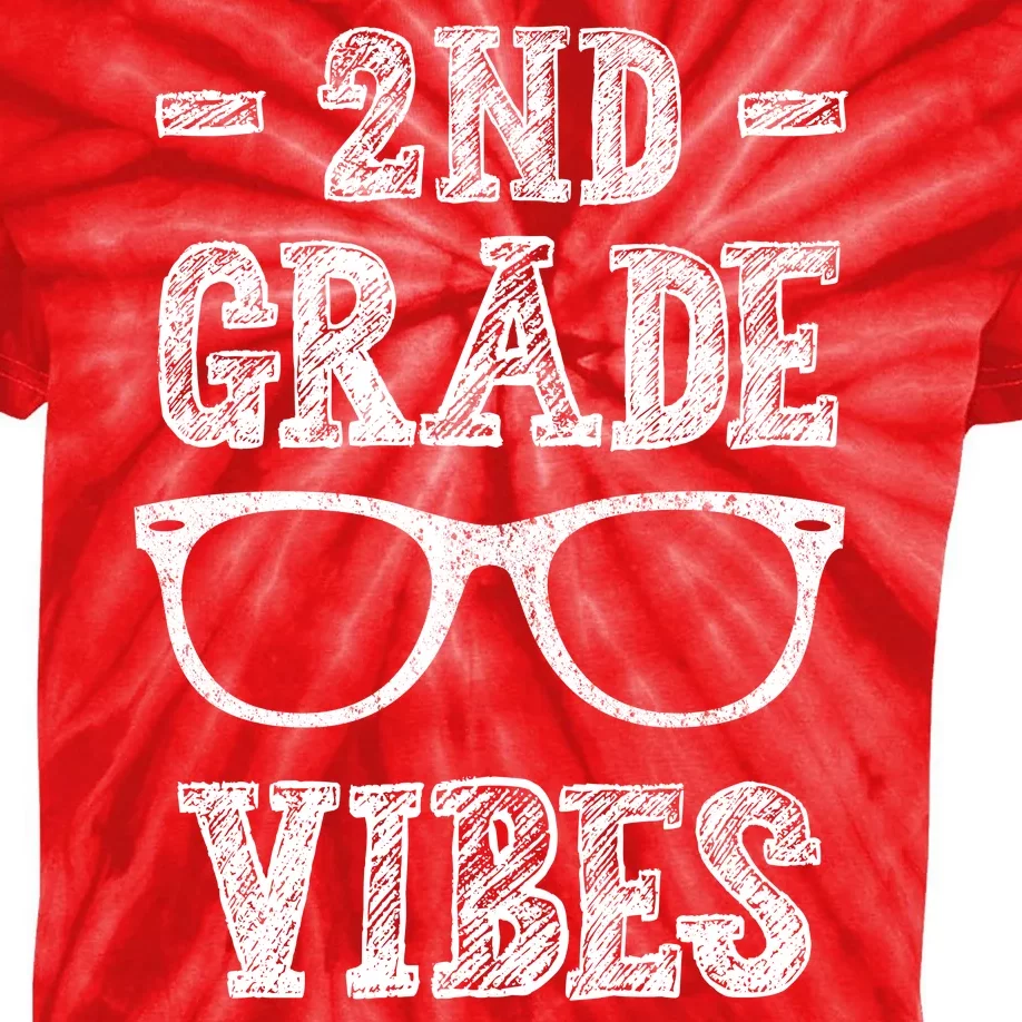 2nd Grade Vibes Kids Tie-Dye T-Shirt