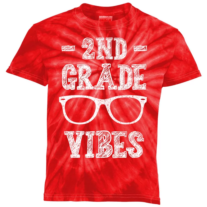 2nd Grade Vibes Kids Tie-Dye T-Shirt