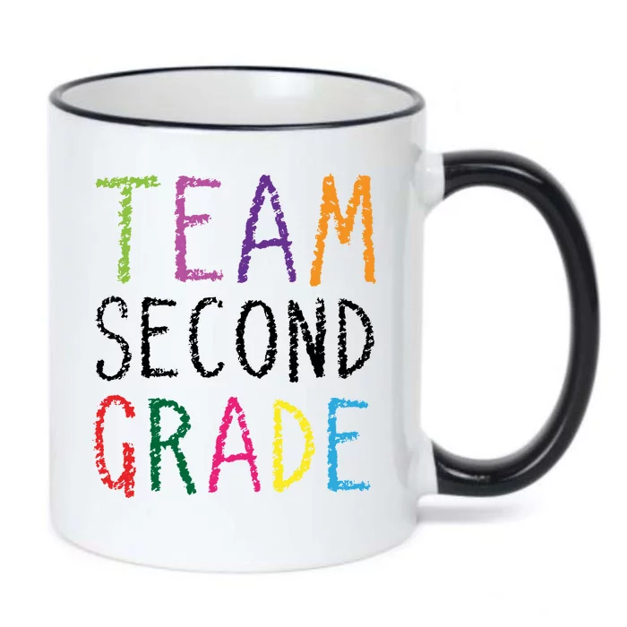 2nd Team Second Grade Black Color Changing Mug