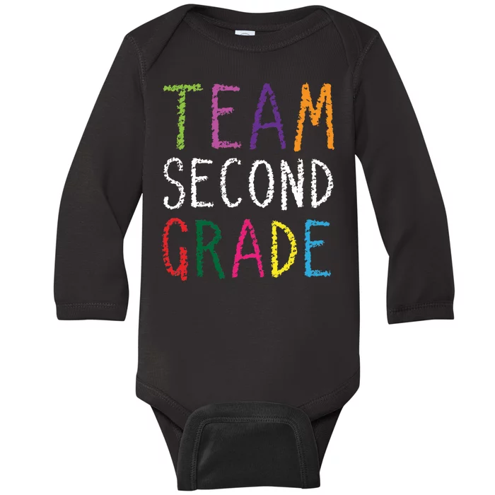 2nd Team Second Grade Baby Long Sleeve Bodysuit