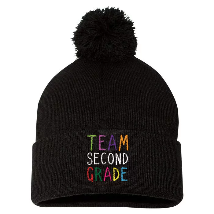 2nd Team Second Grade Pom Pom 12in Knit Beanie