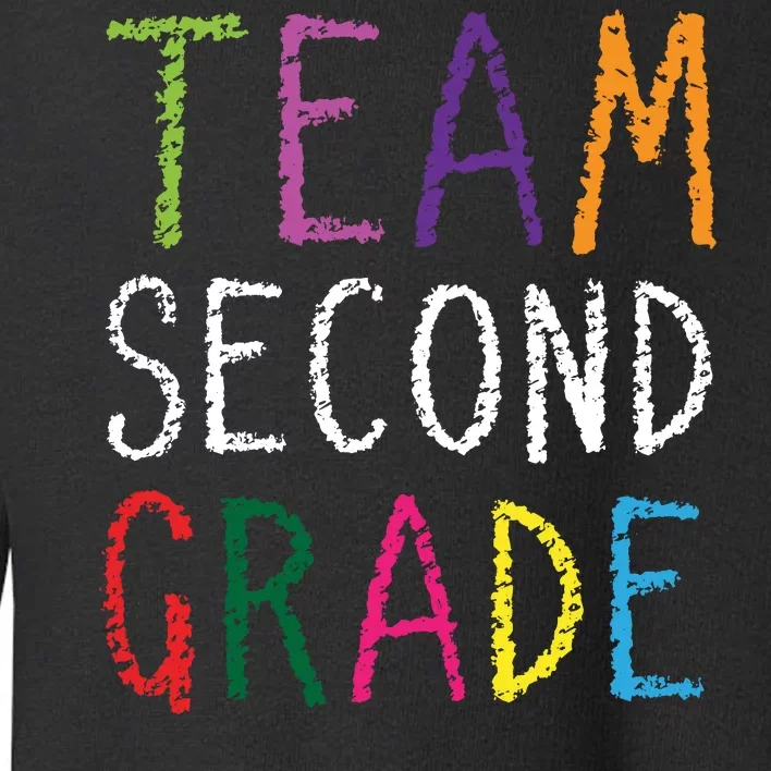 2nd Team Second Grade Toddler Sweatshirt