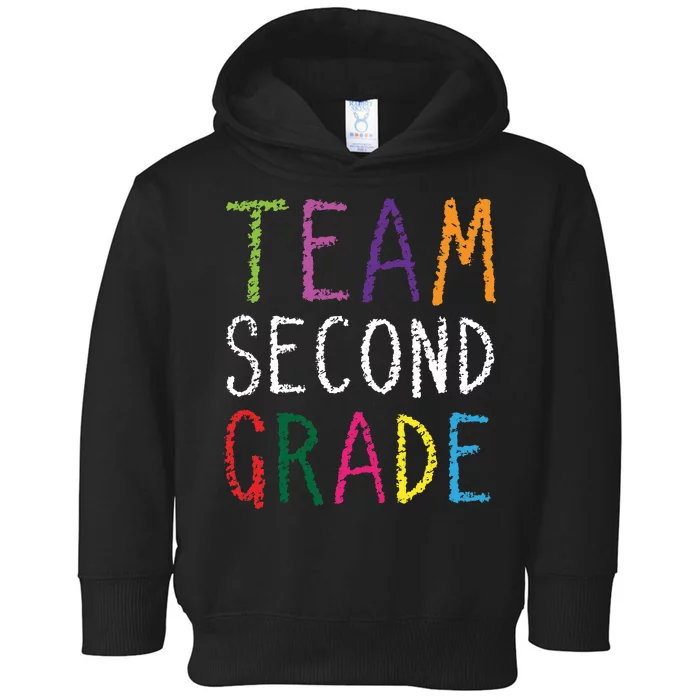 2nd Team Second Grade Toddler Hoodie