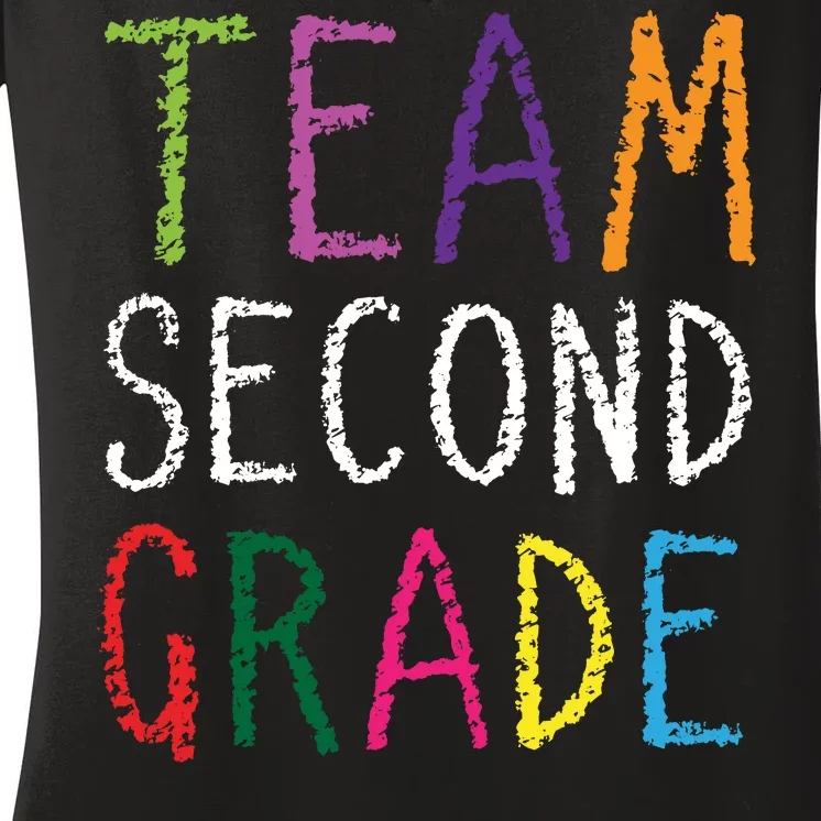 2nd Team Second Grade Women's V-Neck T-Shirt