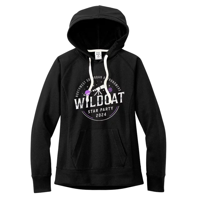 2024 Northwest Suburban Astronomers Wildcat Star Party Women's Fleece Hoodie