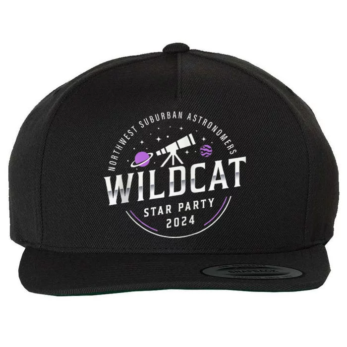 2024 Northwest Suburban Astronomers Wildcat Star Party Wool Snapback Cap