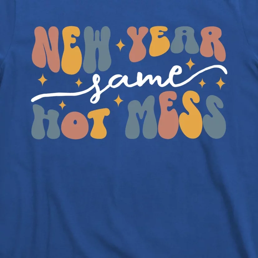 2024 New Year Same Hot Mess Party 2024 Happy New Year Funny Gift T-Shirt