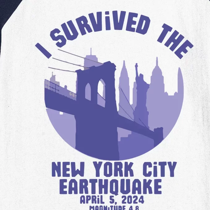 2024 New York City Earthquake Survivor Baseball Sleeve Shirt