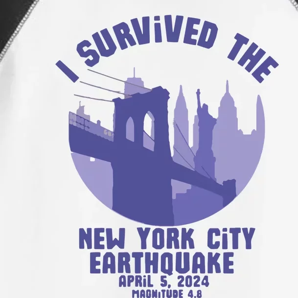 2024 New York City Earthquake Survivor Toddler Fine Jersey T-Shirt