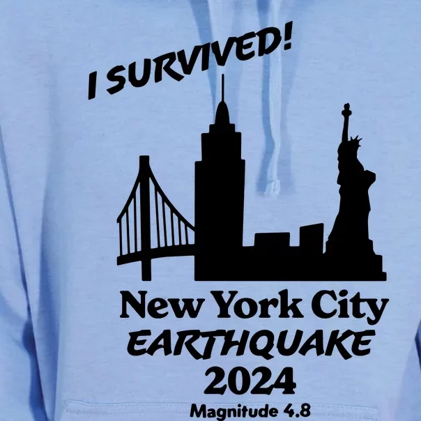 2024 New York City Earthquake Survivor Natural Disaster Unisex Surf Hoodie