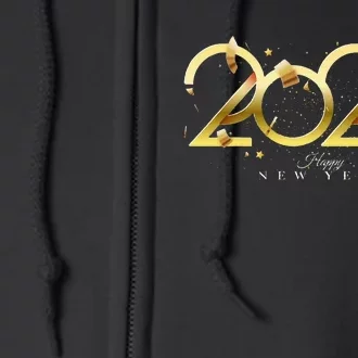 2024 New Years Eve Party Supplies NYE 2024 Happy New Year Full Zip Hoodie