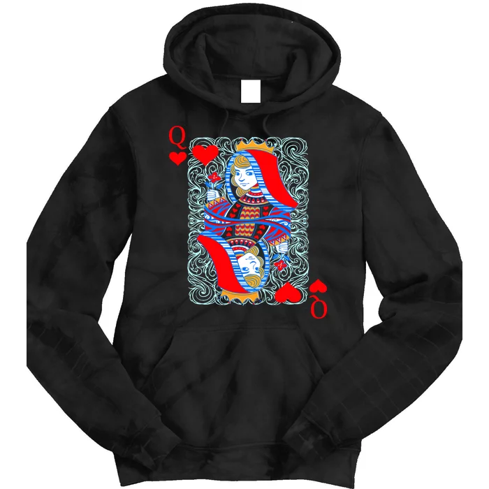 2 Of 2 King And Queen Matching Poker For Couples Tie Dye Hoodie