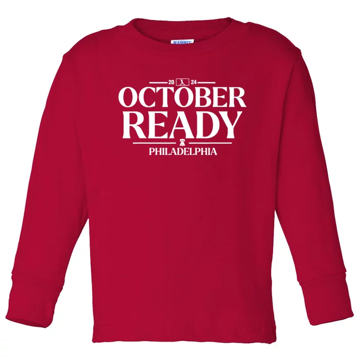 2024 October Ready Philadelphia Toddler Long Sleeve Shirt