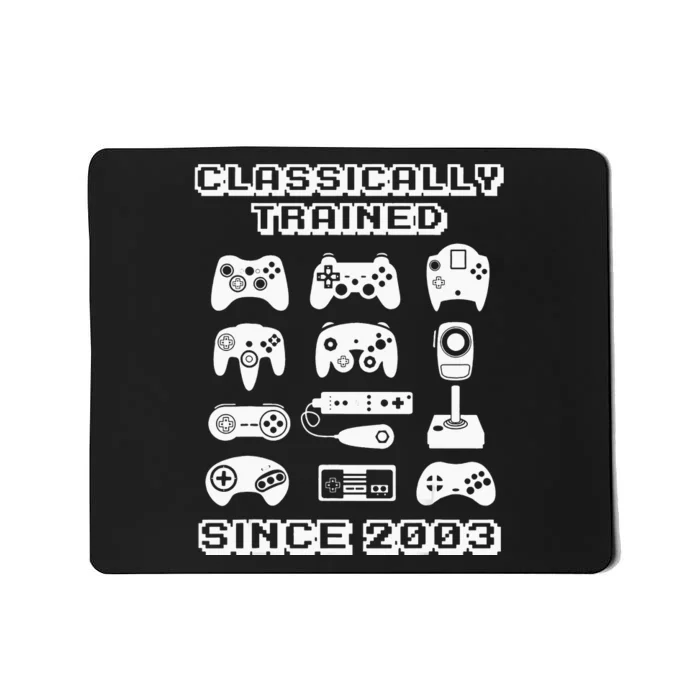 2003 Old School Video Game Theme Birthday Mousepad