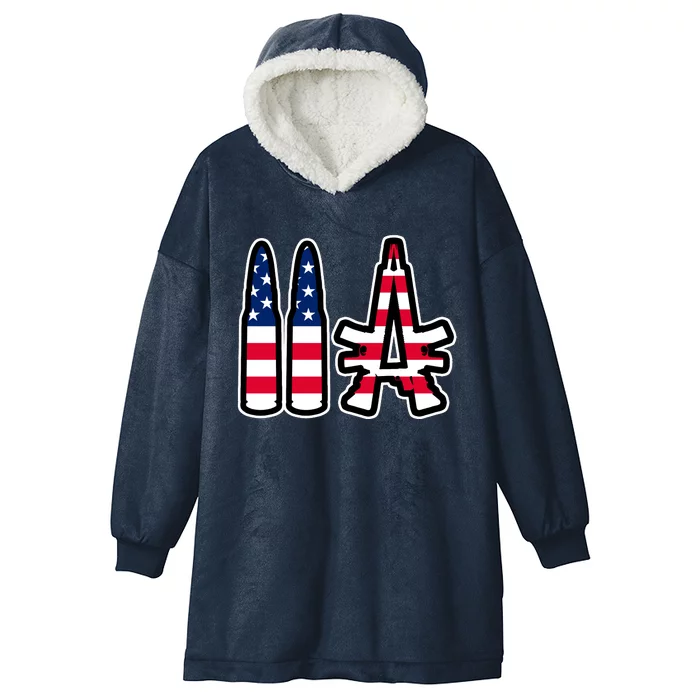 2A Patriotic Hooded Wearable Blanket