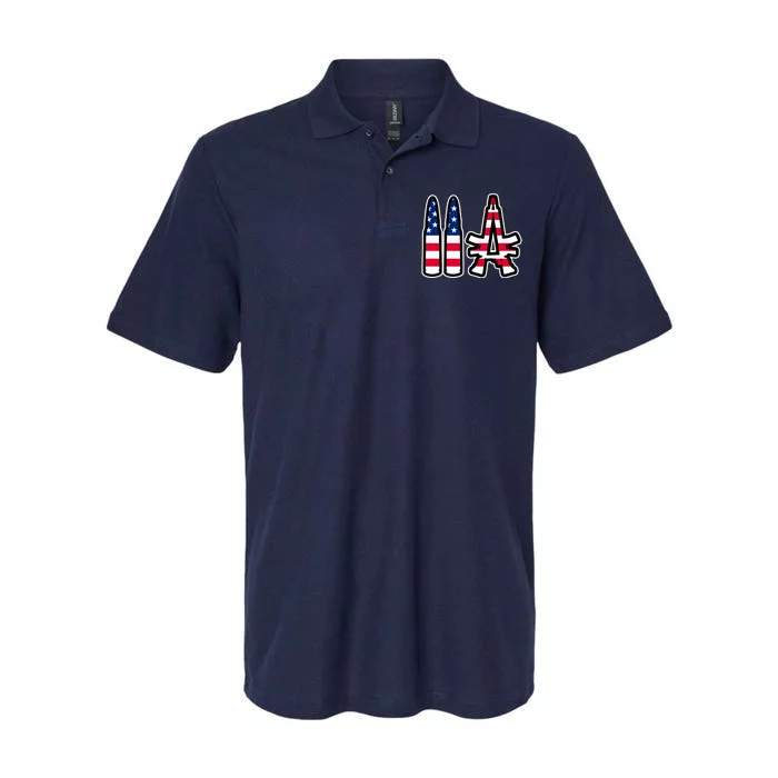 2A Patriotic Softstyle Adult Sport Polo