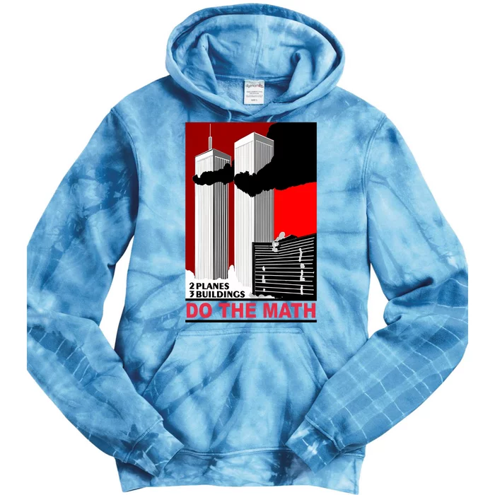 2 Planes 3 Buildings Do The Math Tie Dye Hoodie