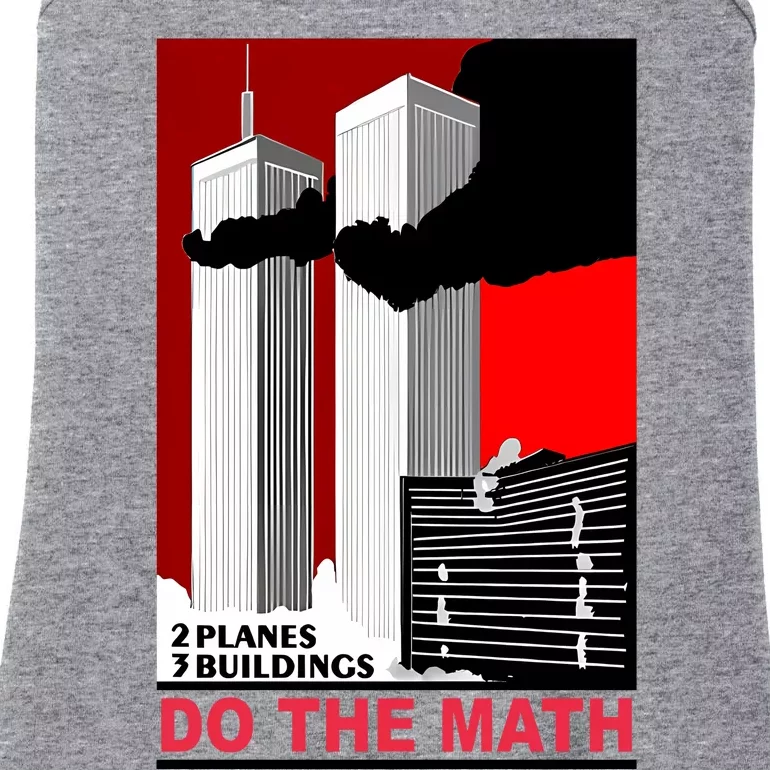 2 Planes 3 Buildings Do The Math Ladies Essential Tank