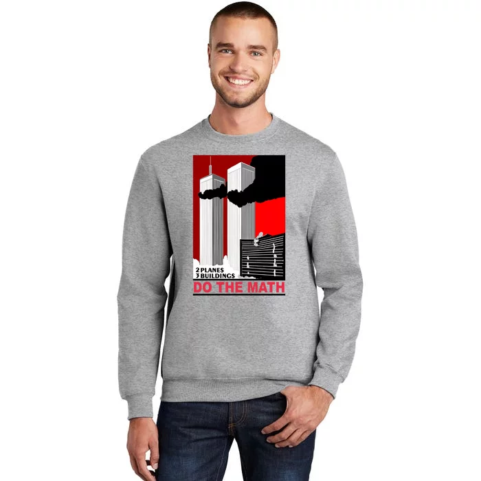 2 Planes 3 Buildings Do The Math Tall Sweatshirt