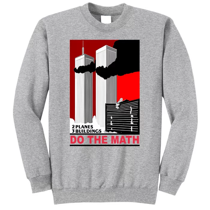 2 Planes 3 Buildings Do The Math Tall Sweatshirt