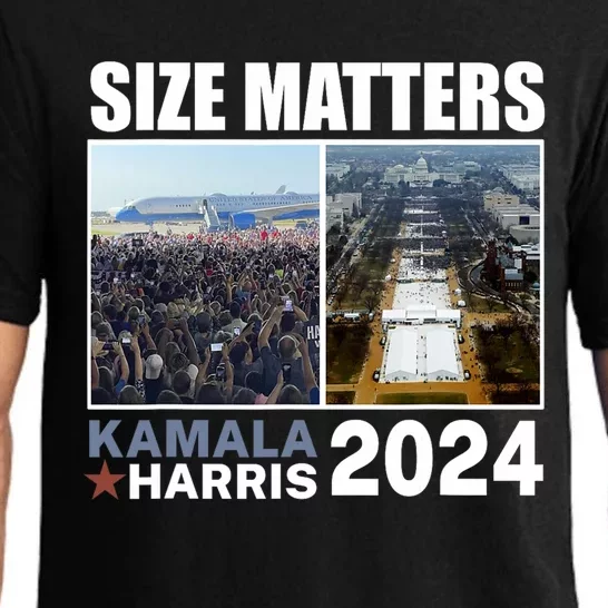 2024 President Campaign Crowd Size Kamala V Trump Pajama Set