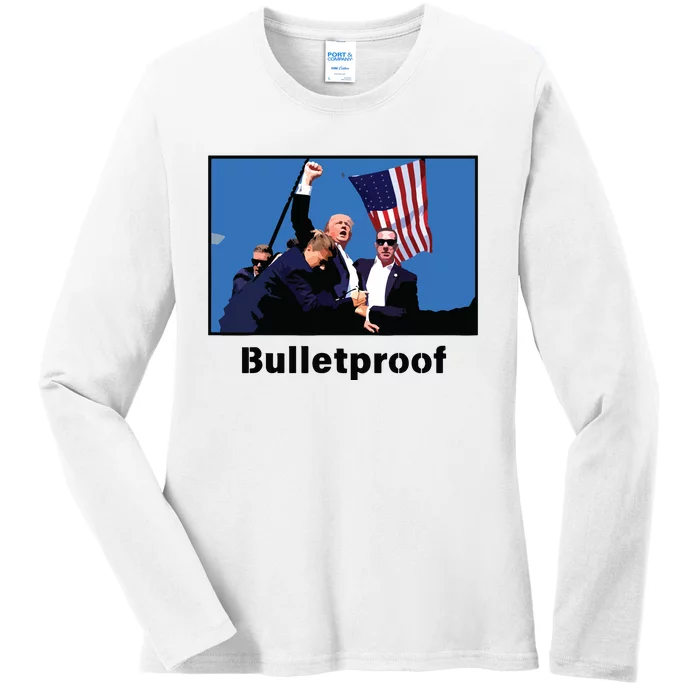 2024 Presidential Candidate 45 Ladies Long Sleeve Shirt