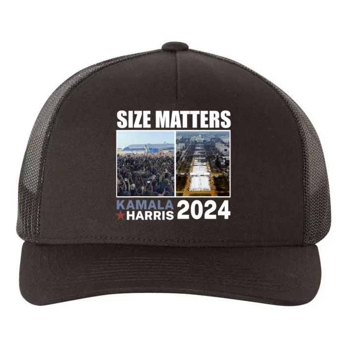 2024 President Campaign Crowd Size Kamala V Trump Yupoong Adult 5-Panel Trucker Hat